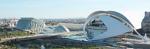 The City of Arts and Sciences (Ciudad de las Artes y Ciencias) - Valencia, Spain