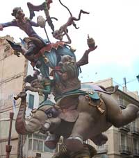 Las Fallas fiesta in Valencia photos / images 