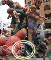 Las Fallas fiesta in Valencia photos / images 